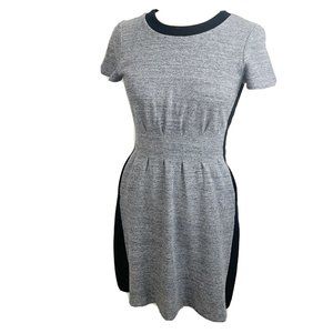 Madewell Parkline Dress in Colorblock Size 4 Gray